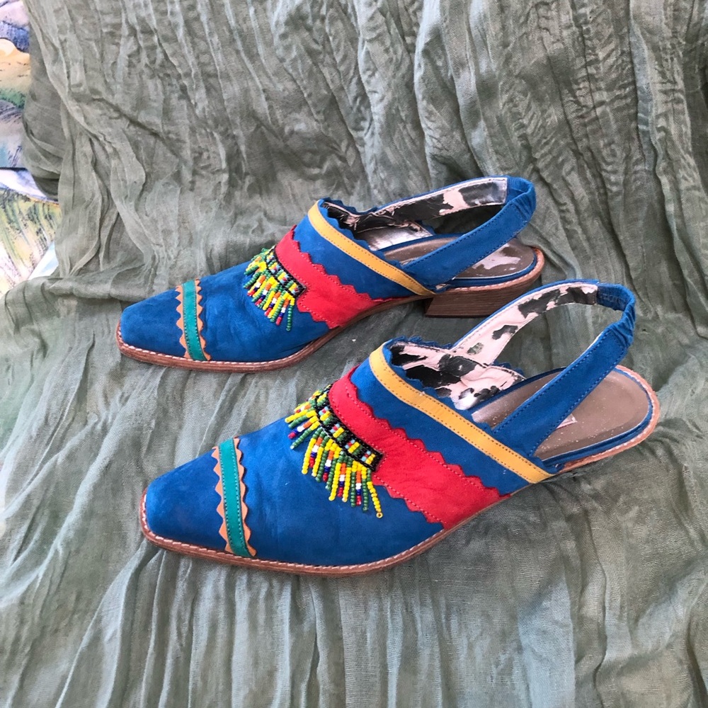 Biondini Vintage Shoes Sz 8 Need Care - Picture 4 of 12